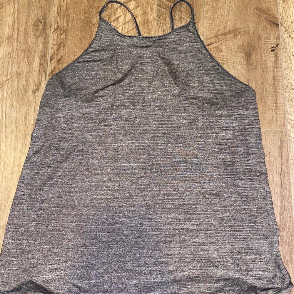 lululemon tank top grey size 4